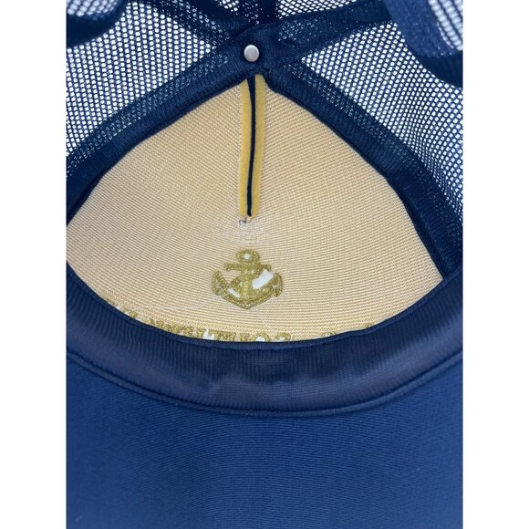 Vintage MS Southward Cruise Ship Hat Trucker Cap Navy Gold Embroidery NCL 1970s - Picture 3 of 6